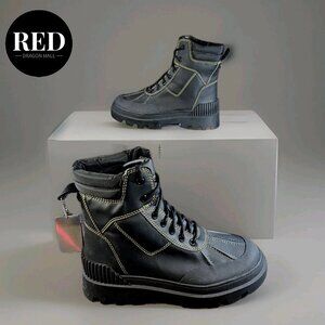 CIRCUS NY BY SAM EDELMAN Black Isabelle Ankle Combat Boots - Women's Size 8